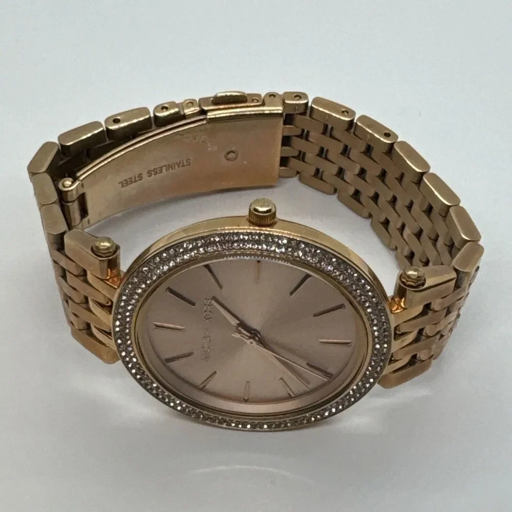Michael Kors Darci MK3192 Women Rose Gold Analog Dial Quartz Wrist Watch JNA284
